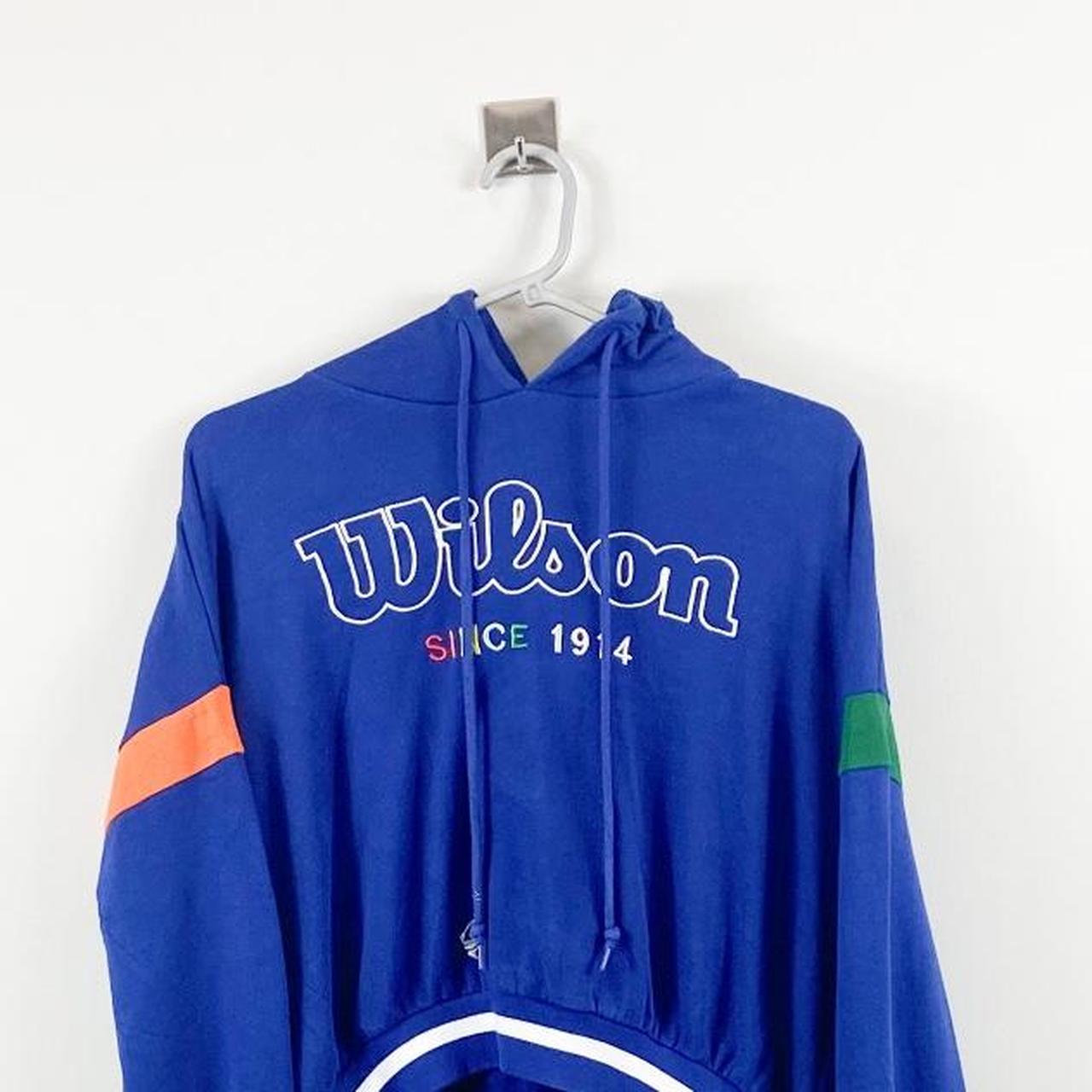 Vintage Wilson Cropped Hoodie