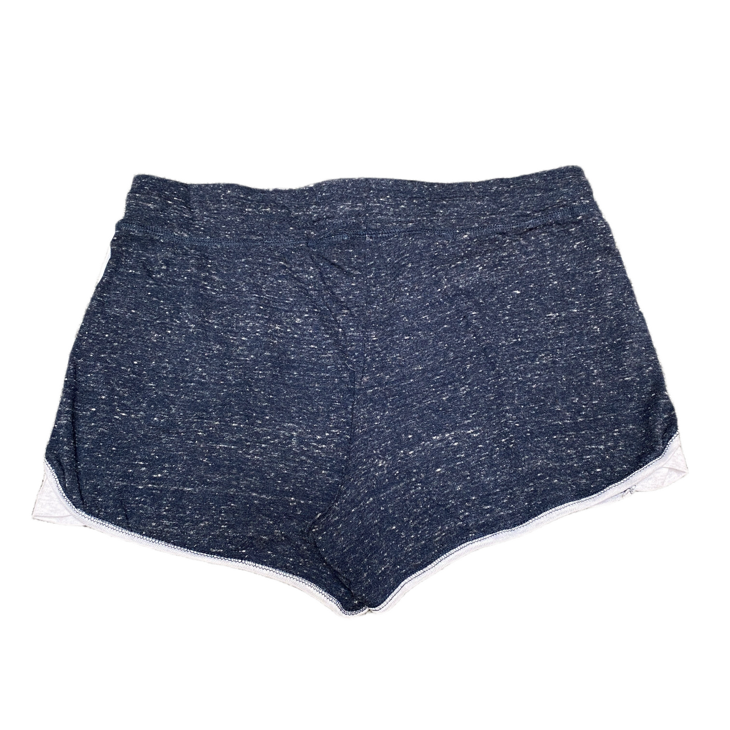 Running Sprinter Shorts Women XL 34" Waist Navy Athletic Gym Workout Dolphin Hem