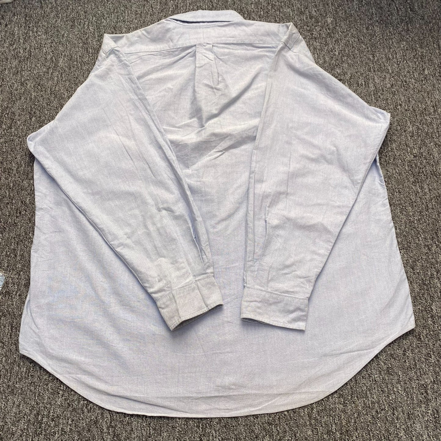 Ralph Lauren Shirt Mens XL Blue Tilden Long Sleeve Button Down Flesh Pony Logo