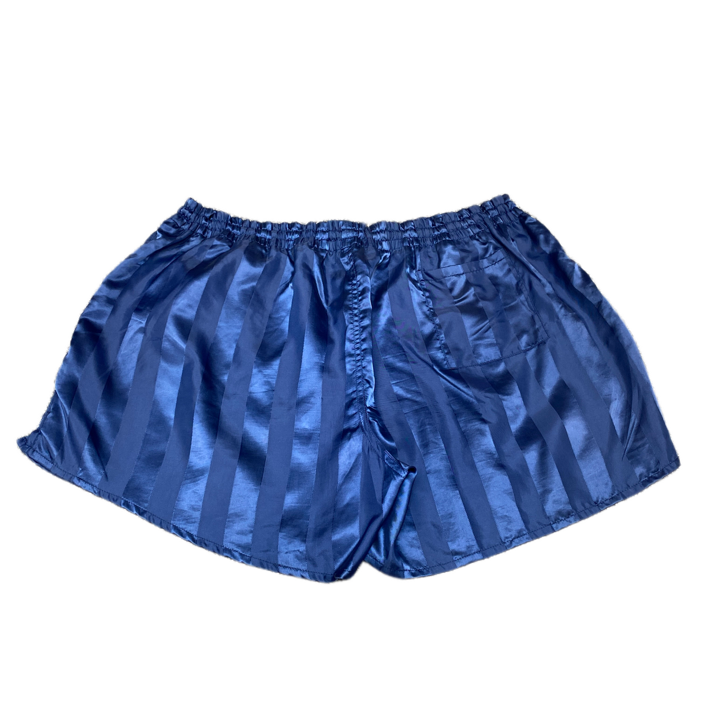 T-Mode Boxer Shorts Men Medium 32" Waist Blue Self-Striped Comfort Elastic Waist