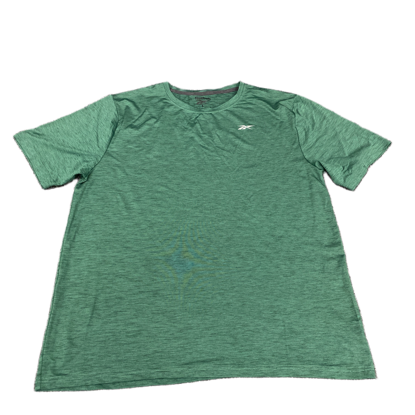 Reebok Activewear T-Shirt Mens Large Green Short Sleeve Crew Neck Pullover Tee