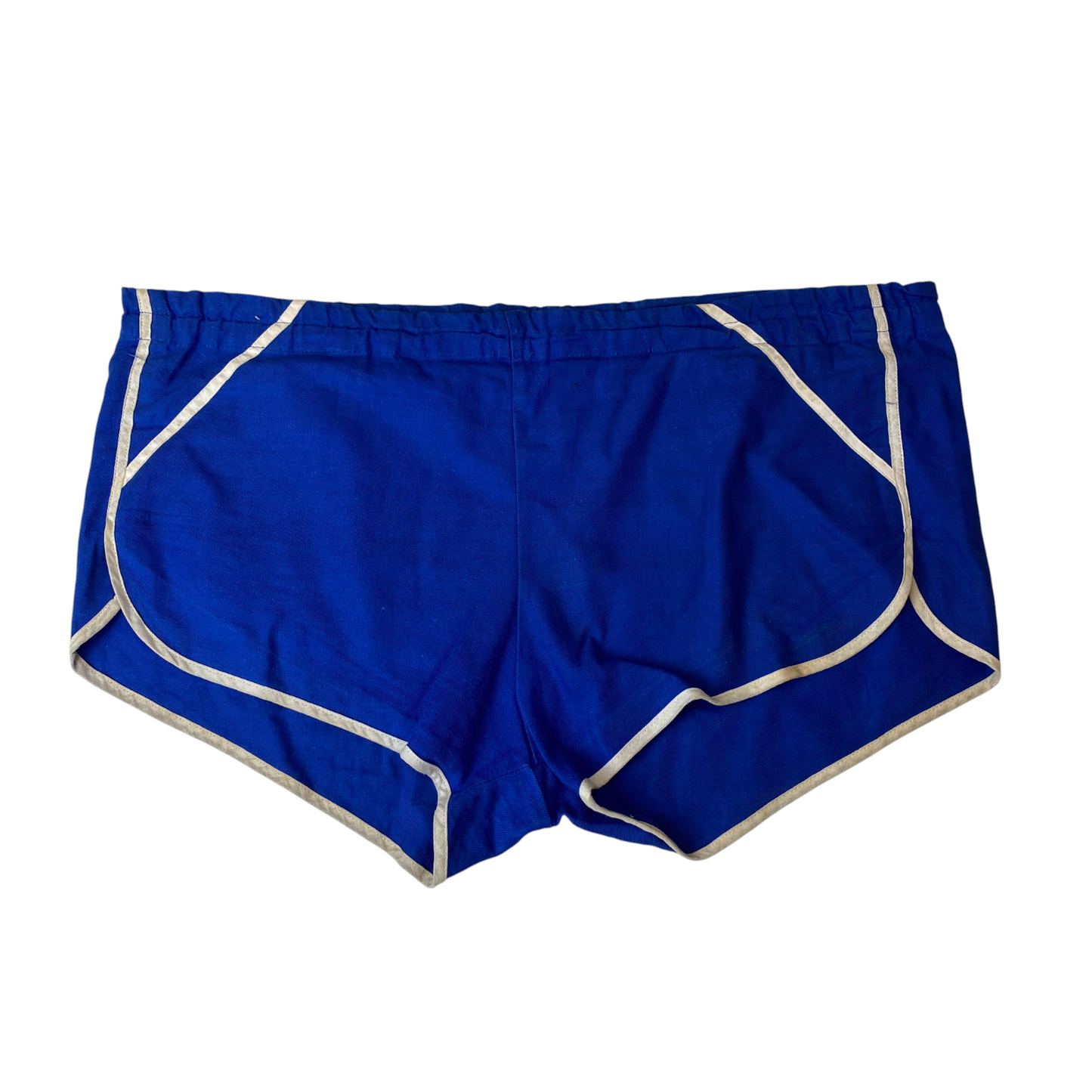 Womens Sprinter Shorts XXL Blue Solid Running Fitness Gym Training Outdoor