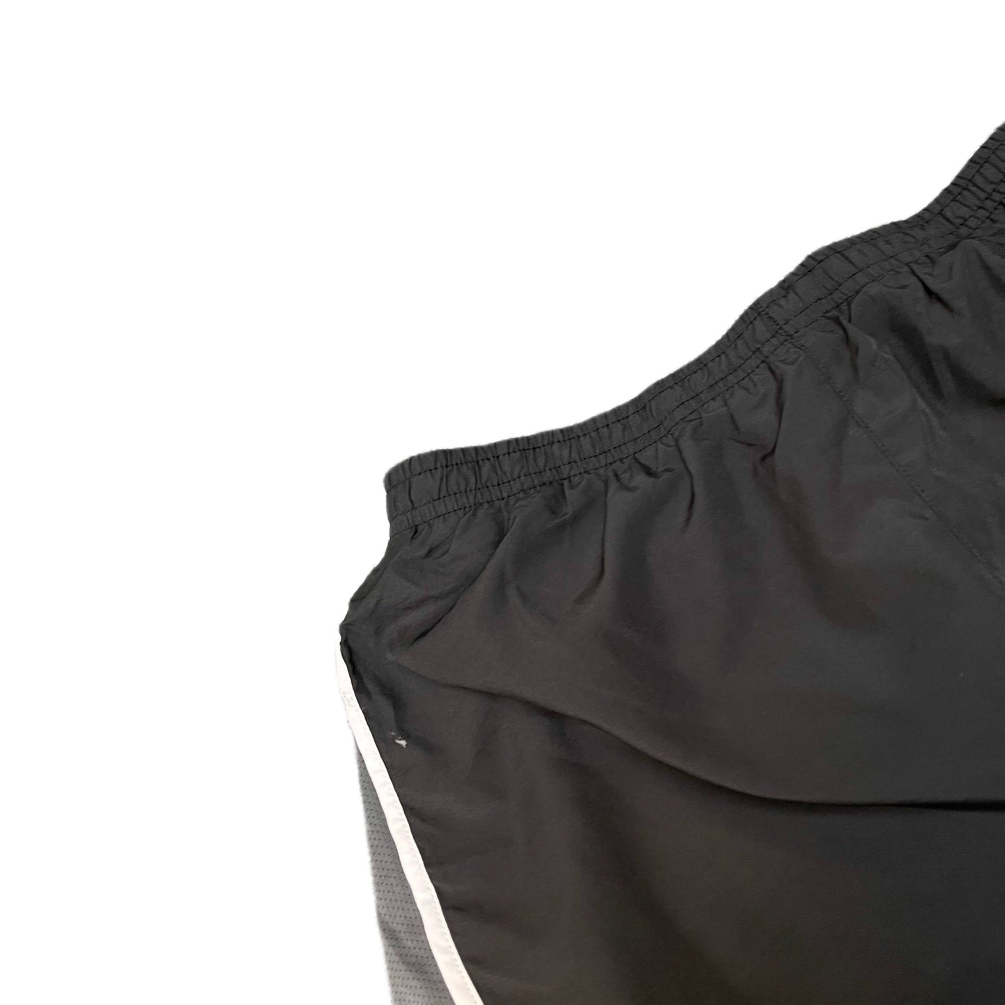 Nike Dri-Fit Running Shorts Fits as Womens Medium 30" Waist Black Dolphin Hem