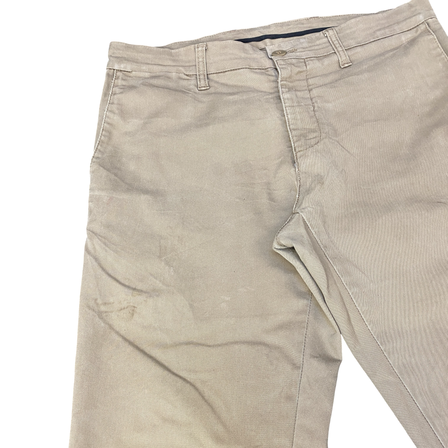 Carhartt Sid Pants Mens Medium Beige Stretch High Waisted Slim Fit Straight Leg