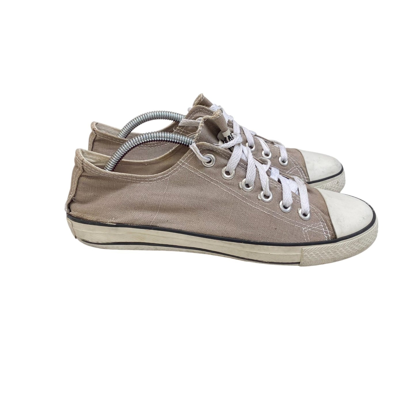 Converse Chuck Taylor All-Stars Low Top Sneakers Men's 9.5 Grey White Canvas