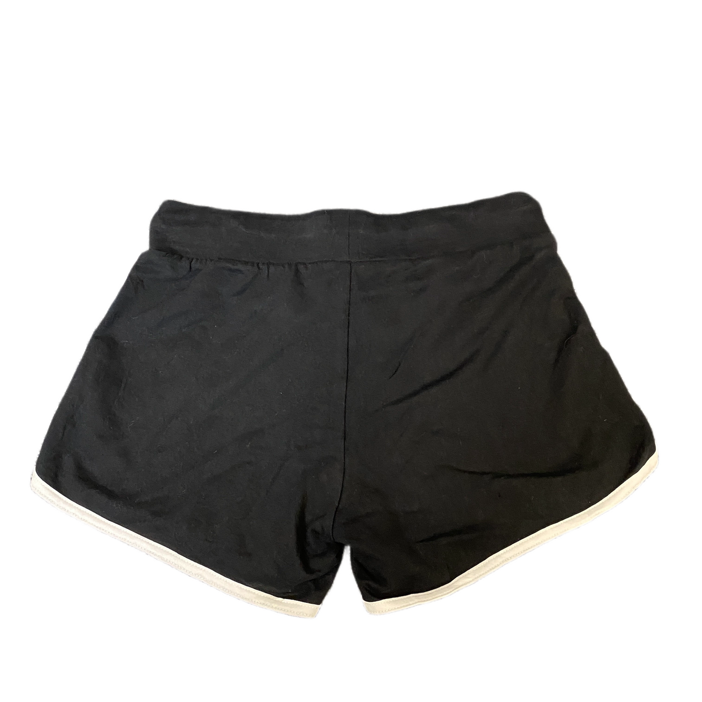 Running Sprinter Shorts Womens S 27" Waist Black Athletic Workout Dolphin Hem