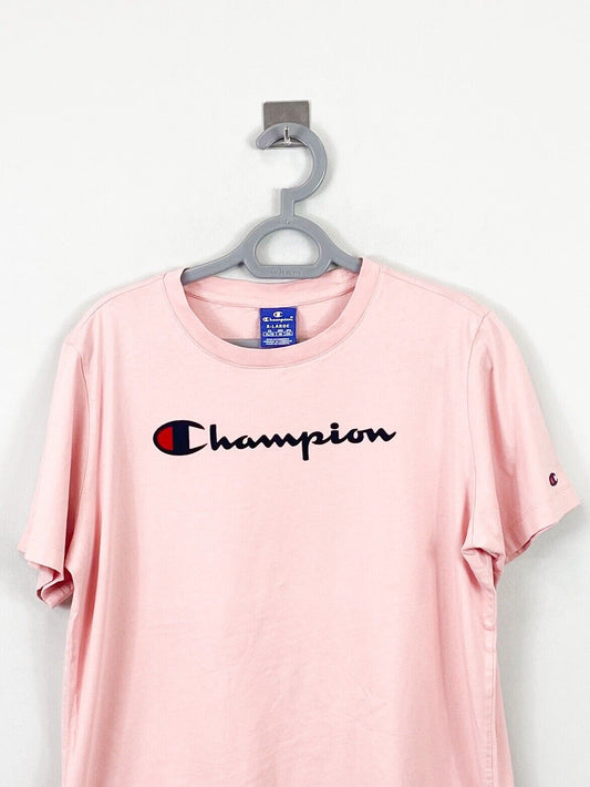 Champion T-Shirt Short Sleeve Pink Womens XL