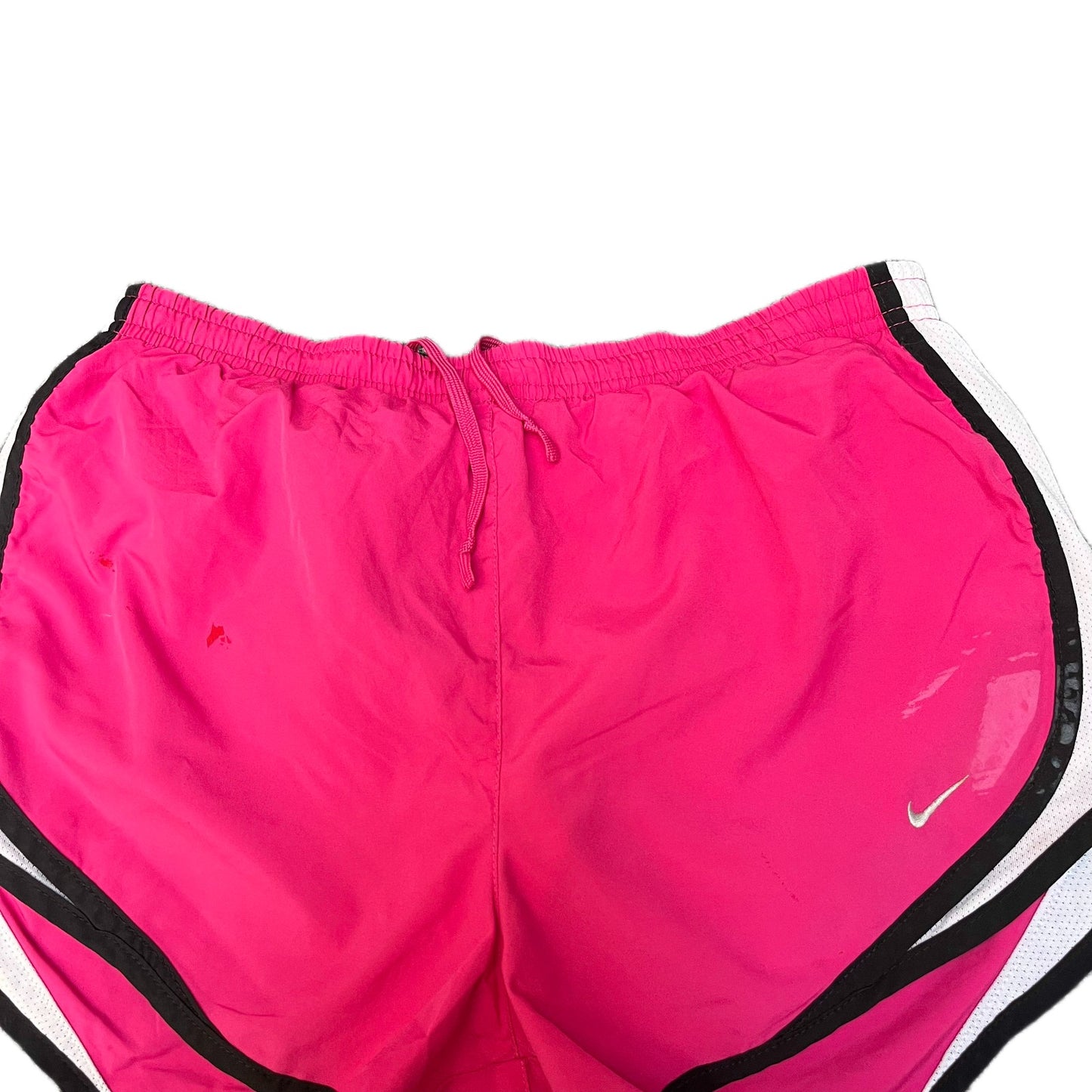 Nike Running Sprinter Shorts Womens Small 28" Waist Pink Mesh Panels Dolphin Hem