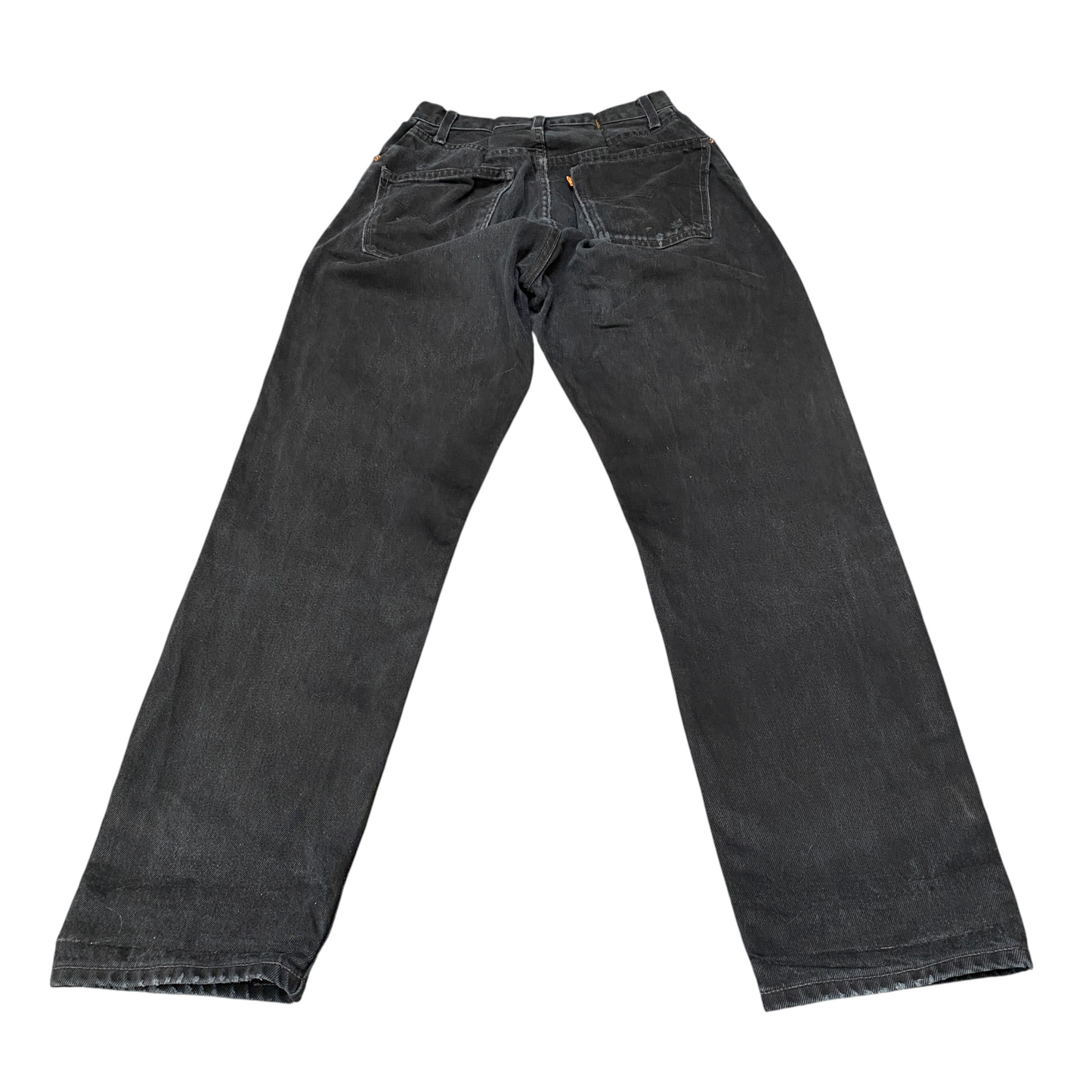 Levi's Jeans Womens 27" Waist Black High Waist Streetwear Grunge Straight Leg