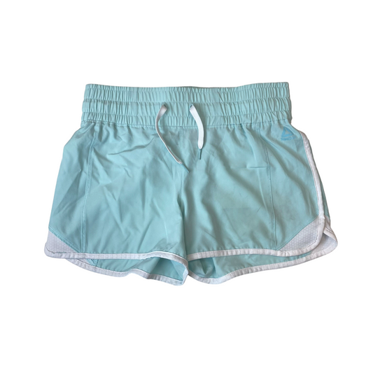 Reebok Sprinter Shorts Womens M Green Gym Running Elastic Waistband Outdoor