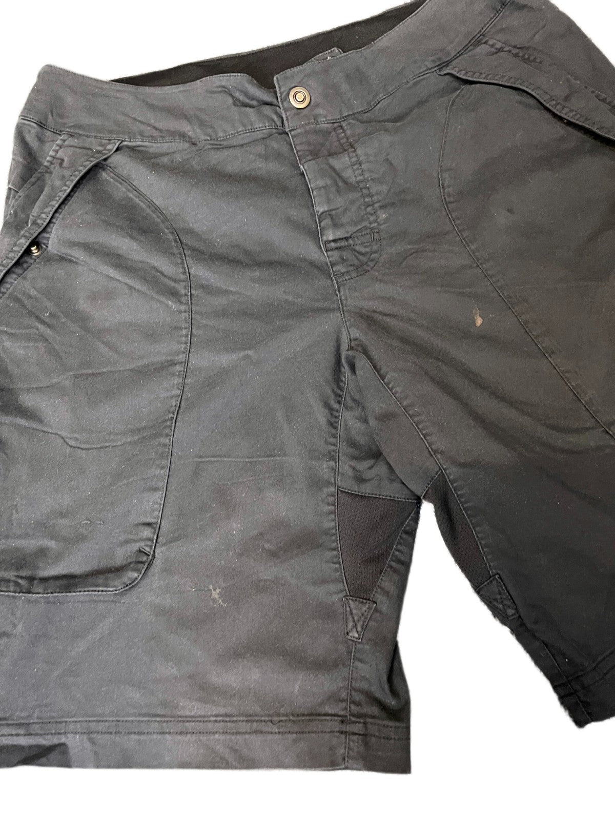Nike Fit Dry Cargo Shorts Fits as Mens XL 36" Waist Black Workout Hiking Outdoor