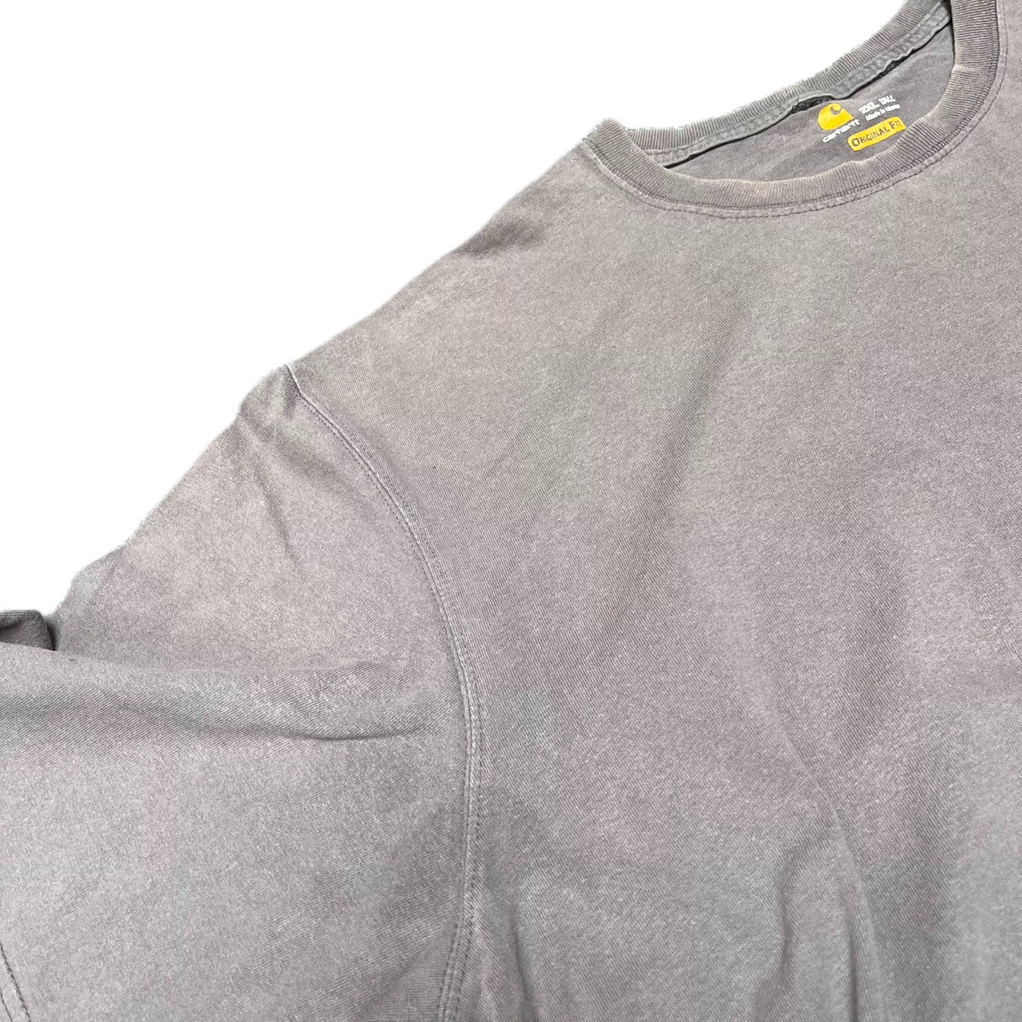Carhartt Pocket T-Shirt Mens XL Tall Brown Original Fit Short Sleeve Summer Tee