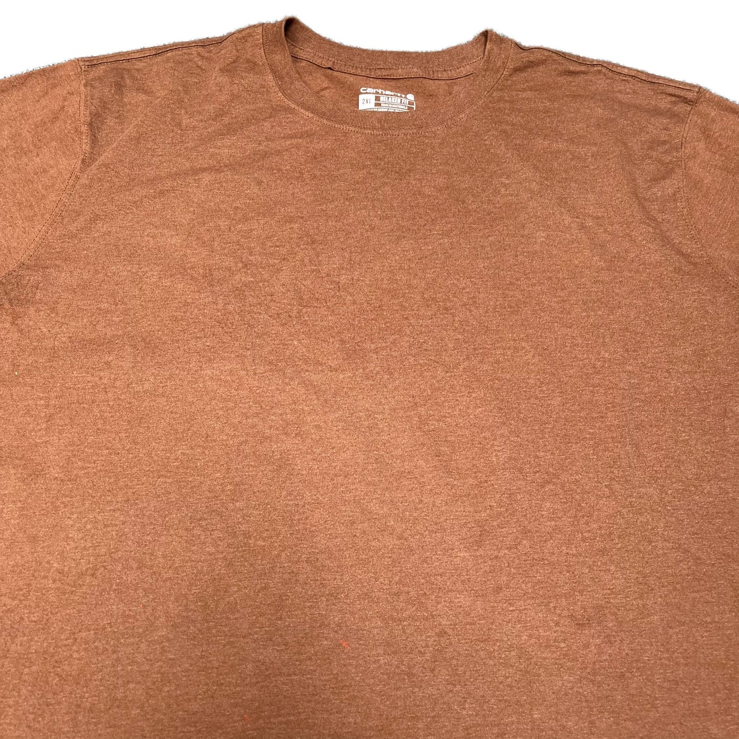 Carhartt T-Shirt Mens XL Brown Graphic Logo Relaxed Fit Short Sleeve Summer Tee