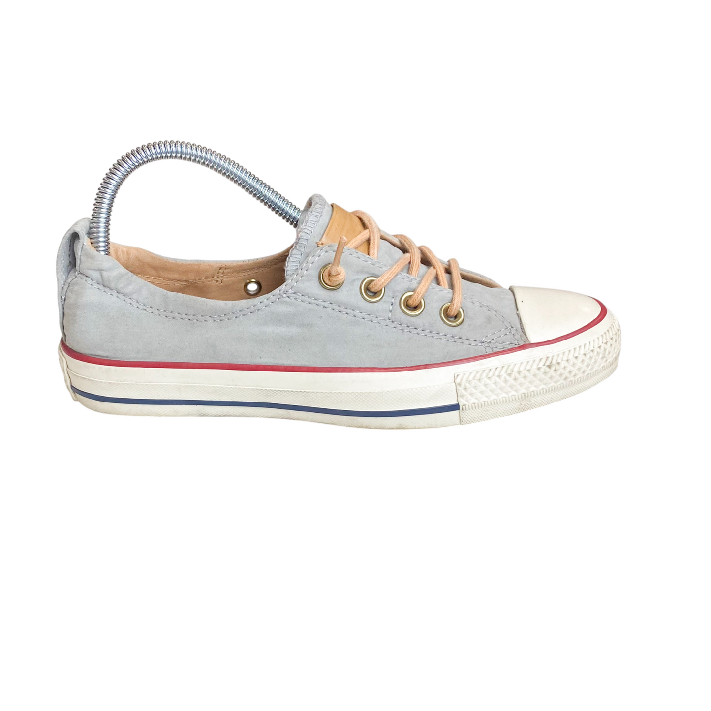 Converse All Star Trainers Shoes Women's 4.5 Grey Textile Upper Low Top Lace Up