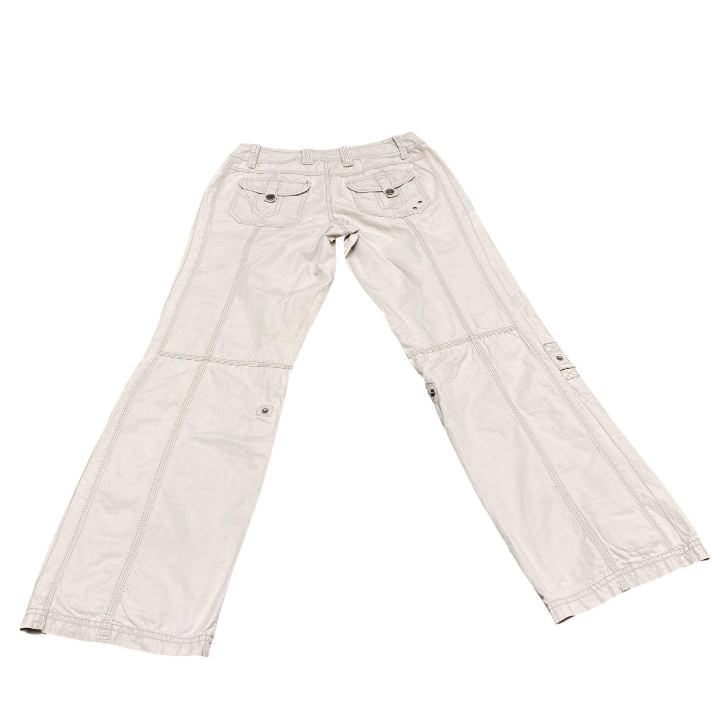 Basti Street Chino Pants Womens Large Ivory Regular Fit Casual Straight Outdoor