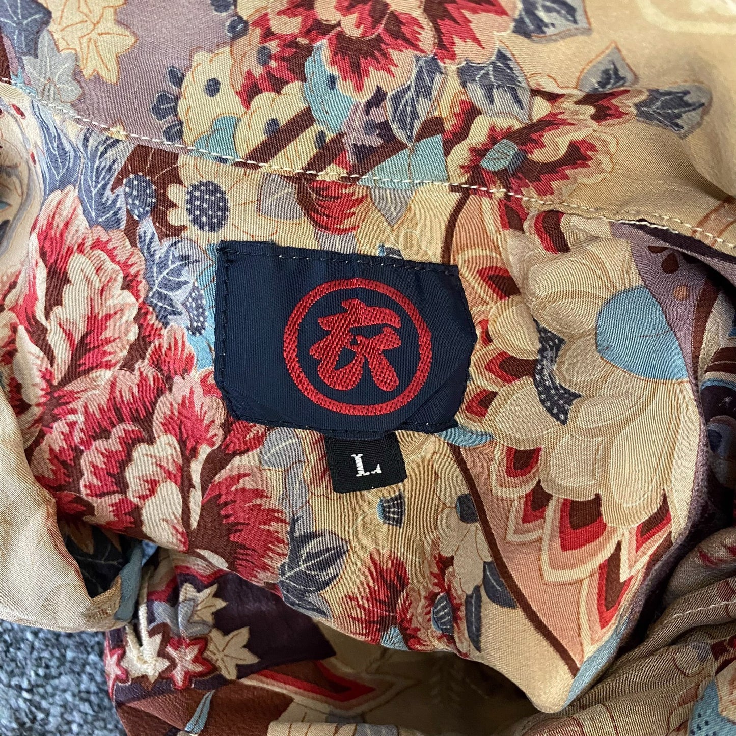 Womens Shirt Top L Multi Floral Casual Short Sleeve Collared Comfort Button Down