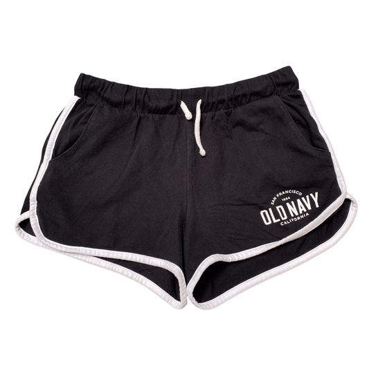 Old Navy Sprinter Running Shorts Womens XL Black Elastic Waist Athletic Fit