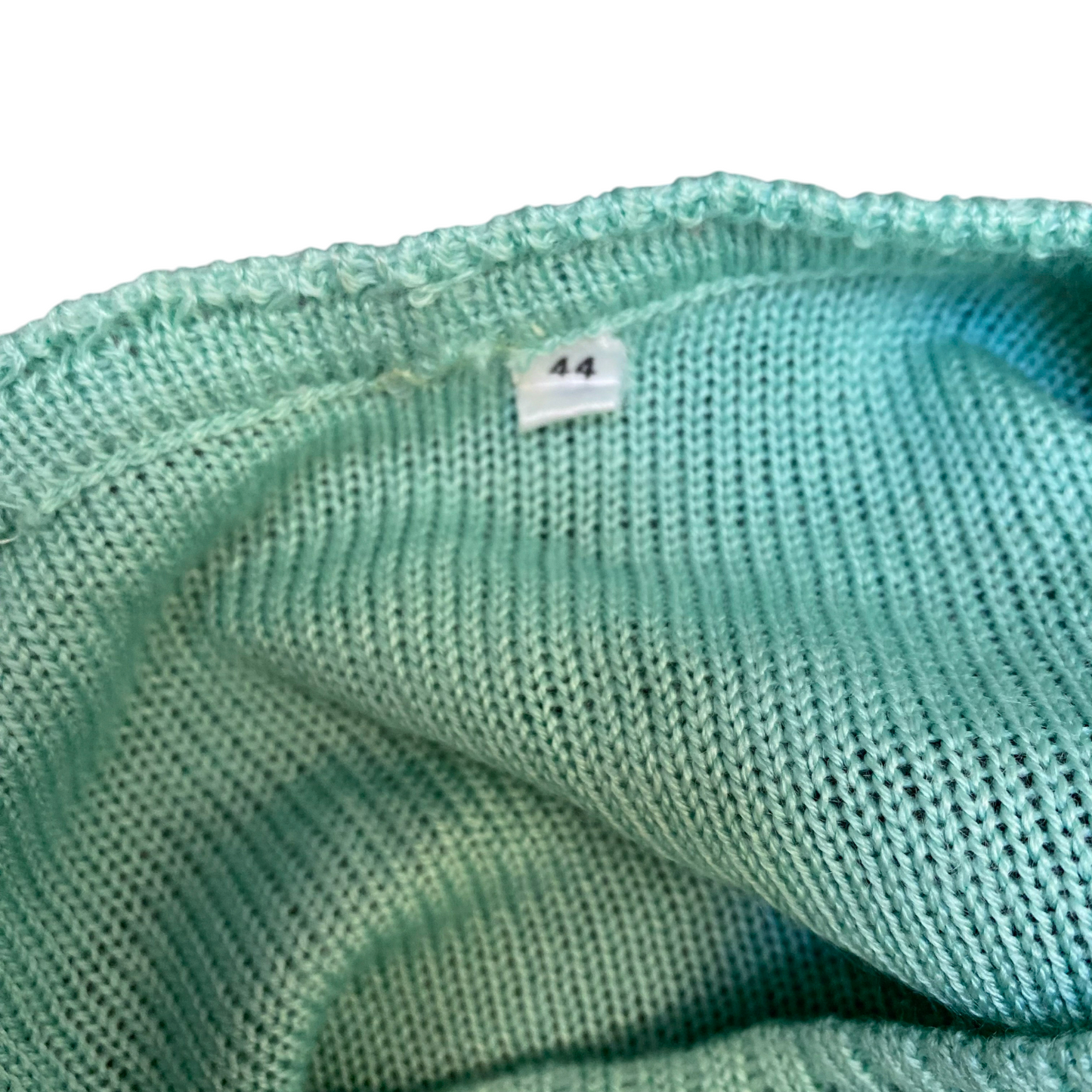 Jumper Womens Large Blue Knit Embroidered Long Sleeve Round Neck Pullover