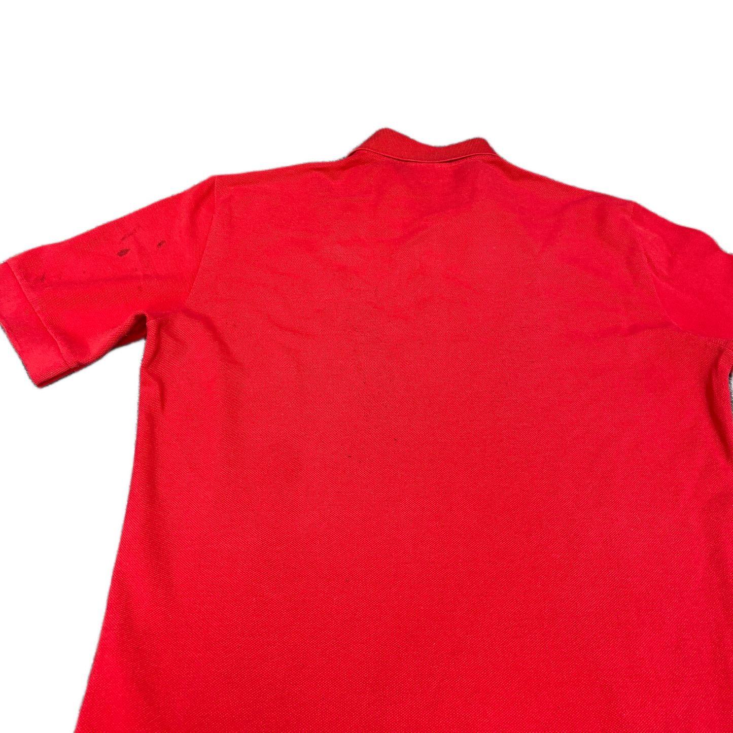 Adidas Originals Polo Shirt Mens S Red Golf Performance High Low Slit Popover