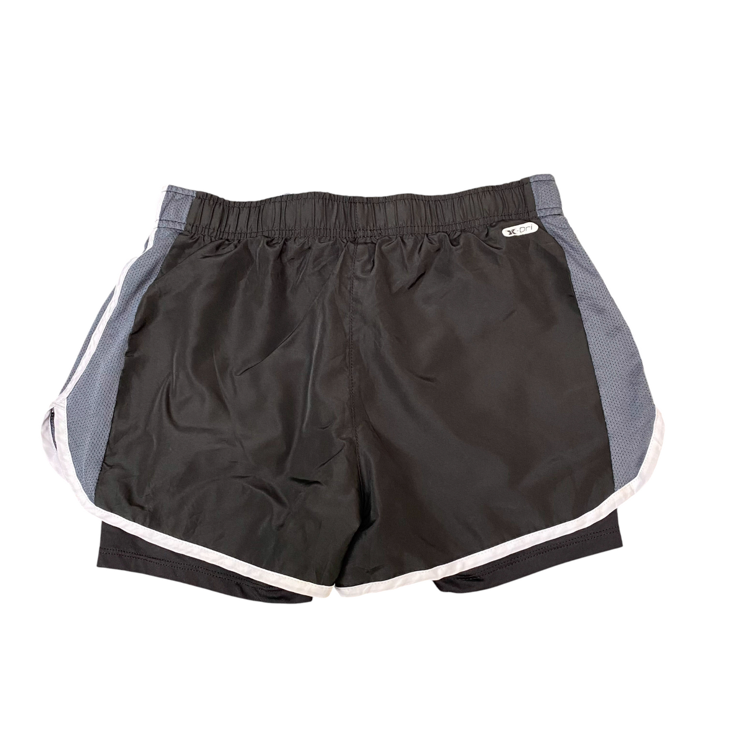 Sprinter Shorts Womens S Black Lined Performance Running Elastic Waist Logo