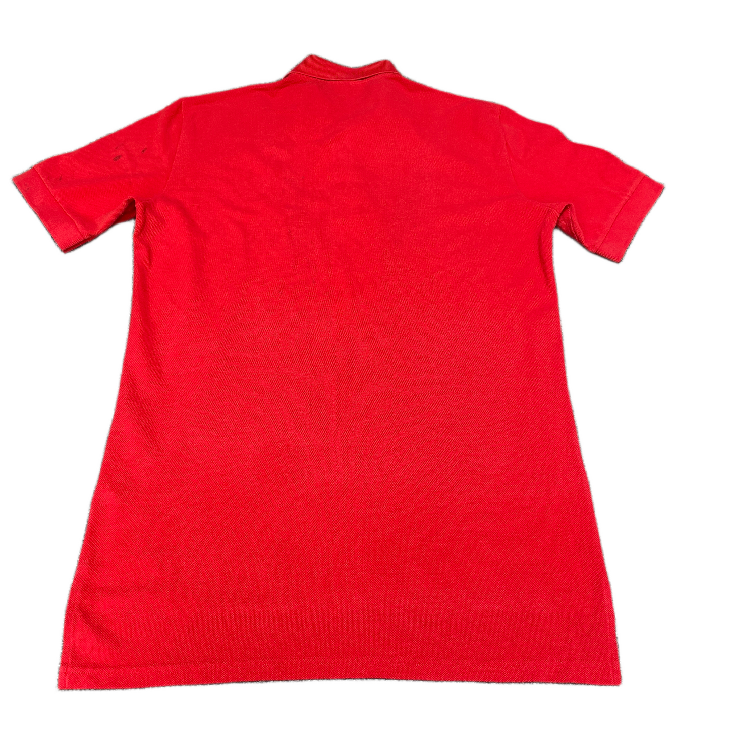 Adidas Originals Polo Shirt Mens S Red Golf Performance High Low Slit Popover