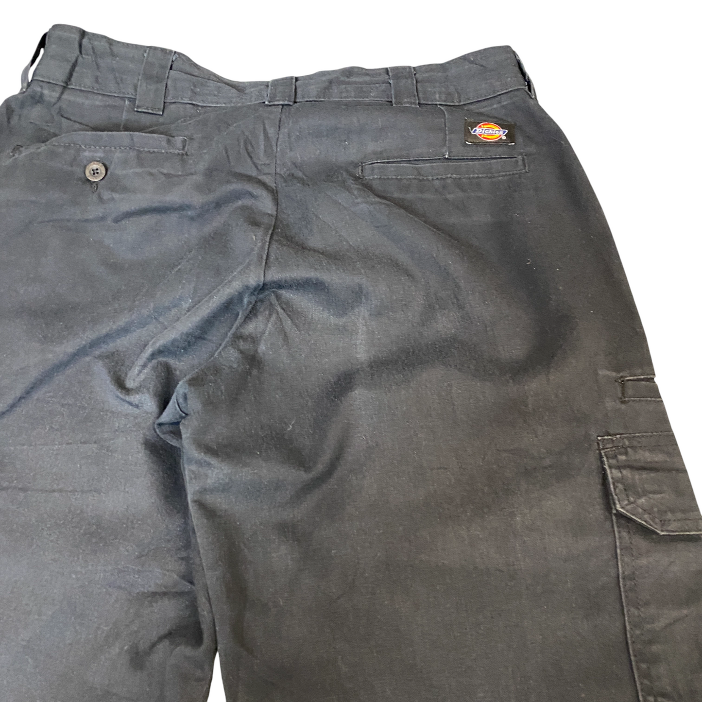 Dickies Cargo Work Pants Mens Medium Black Stretch Flex Regular Fit Straight Leg