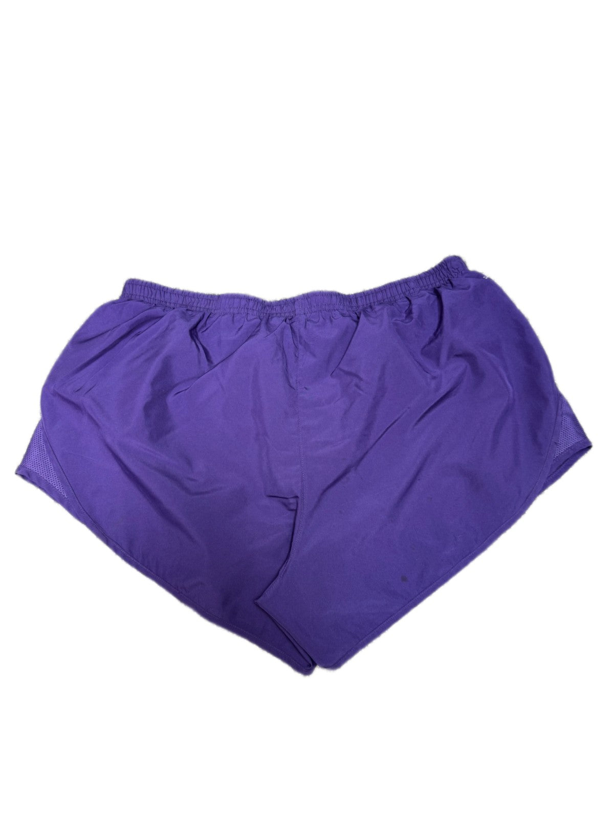 Nike Dri-FIT Running Shorts Bull Mascot Womens Large 31" Waist Purple Pull On