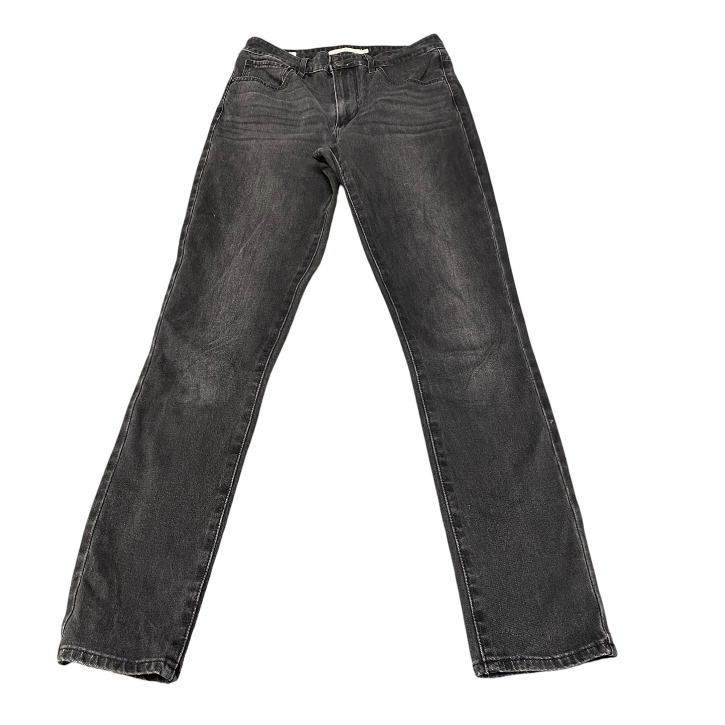 Levi's Jeans Womens 26" Waist Black Premium Stretch 721 High Rise Skinny Leg