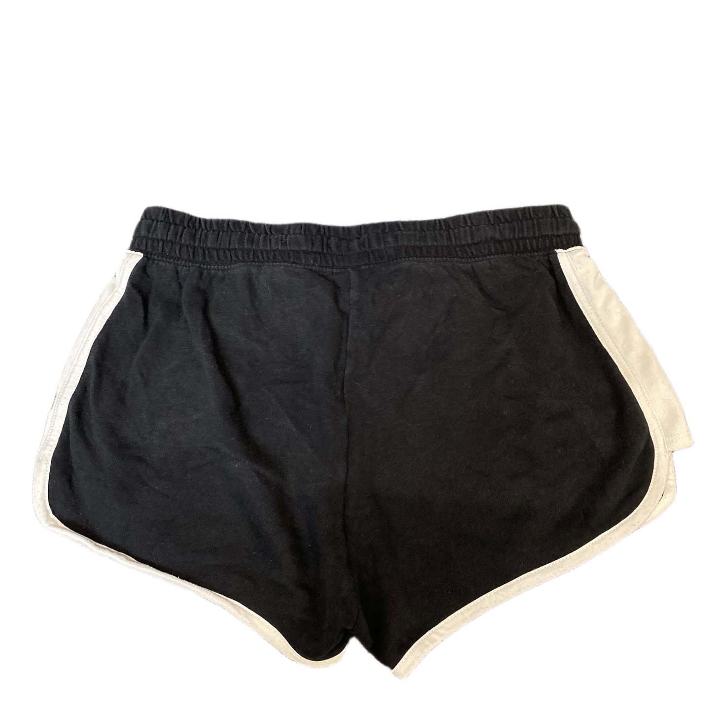 Running Sprinter Shorts Girls M 29" Waist Black Athletic Gym Workout Dolphin Hem