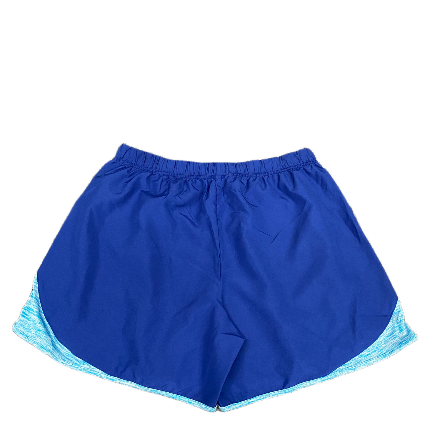 Activewear Shorts Womens Large 30" Waist Navy Blue Dolphin Hem Elastic Waist