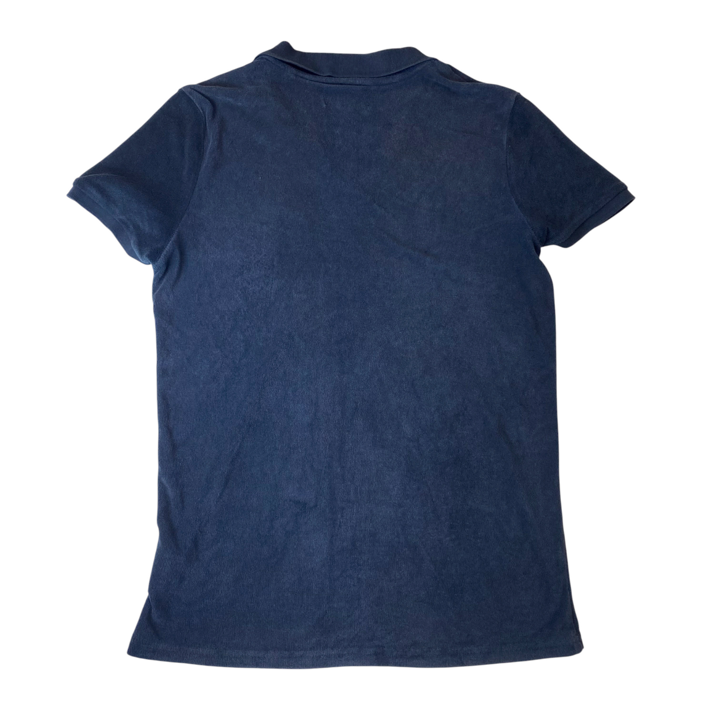 Primark Polo Shirt Mens M Blue Solid Short Sleeve Golf Performance Pullover