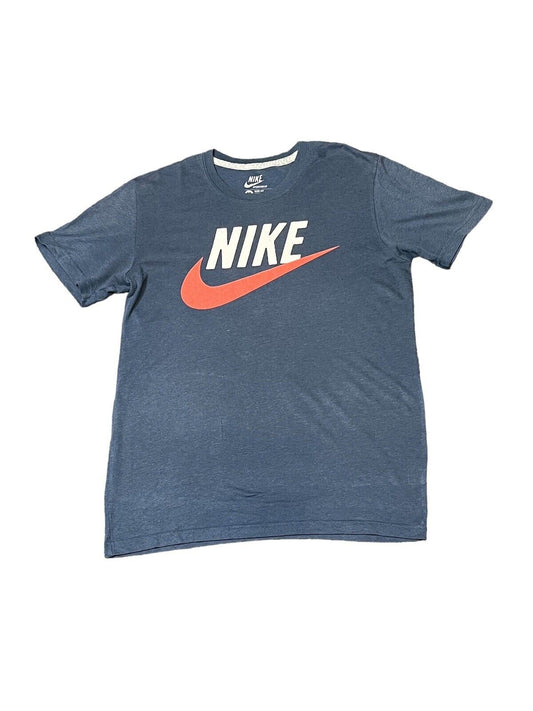 Nike Swoosh Slim Fit T-Shirt Blue Mens M