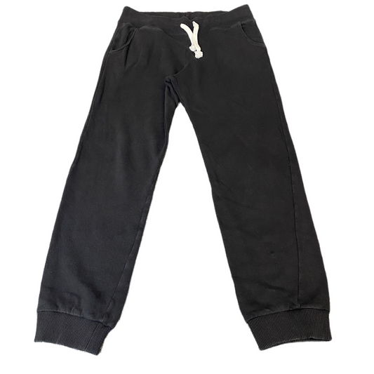Divided by H&M Joggers Fits as Women 31" Waist Black Stretch Tapered Leg Trouser