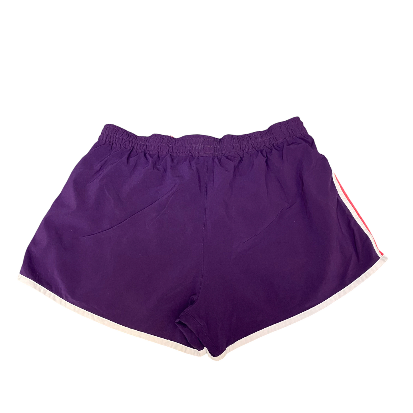 Running Sprinter Shorts Womens Large Purple Pink Athletic Dolphin Hem Drawstring
