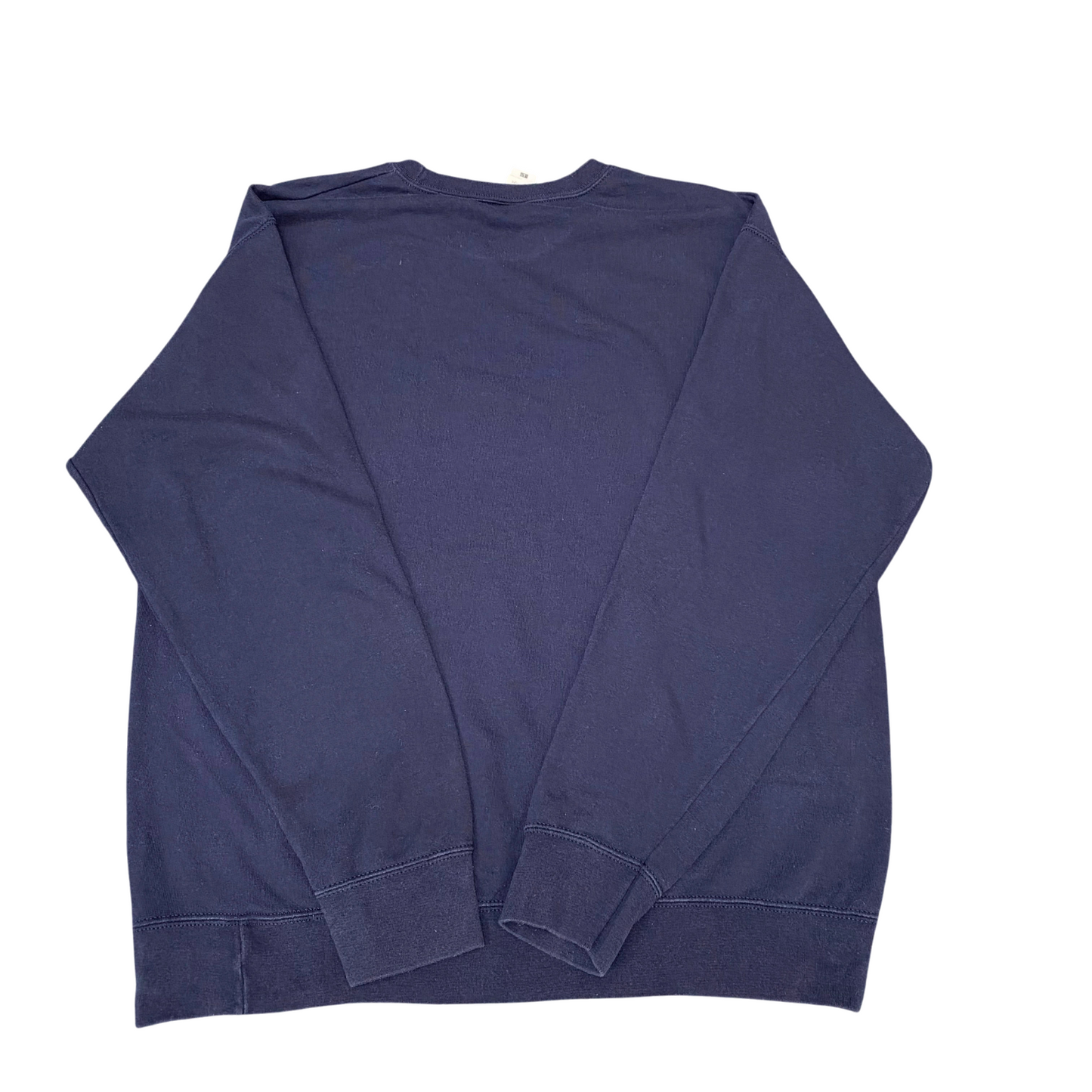 Fruit of The Loom Sweatshirt Mens Large Blue Long Sleeve Crew Neck Pullover