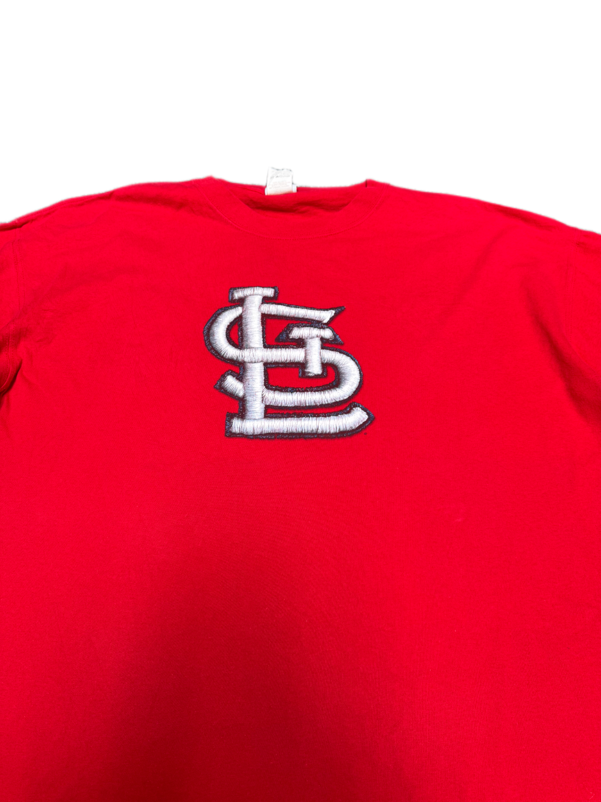 Lee Sports T-Shirt Womens 2XL Red Embroidered Logo Short Sleeve Crew Neck Tee