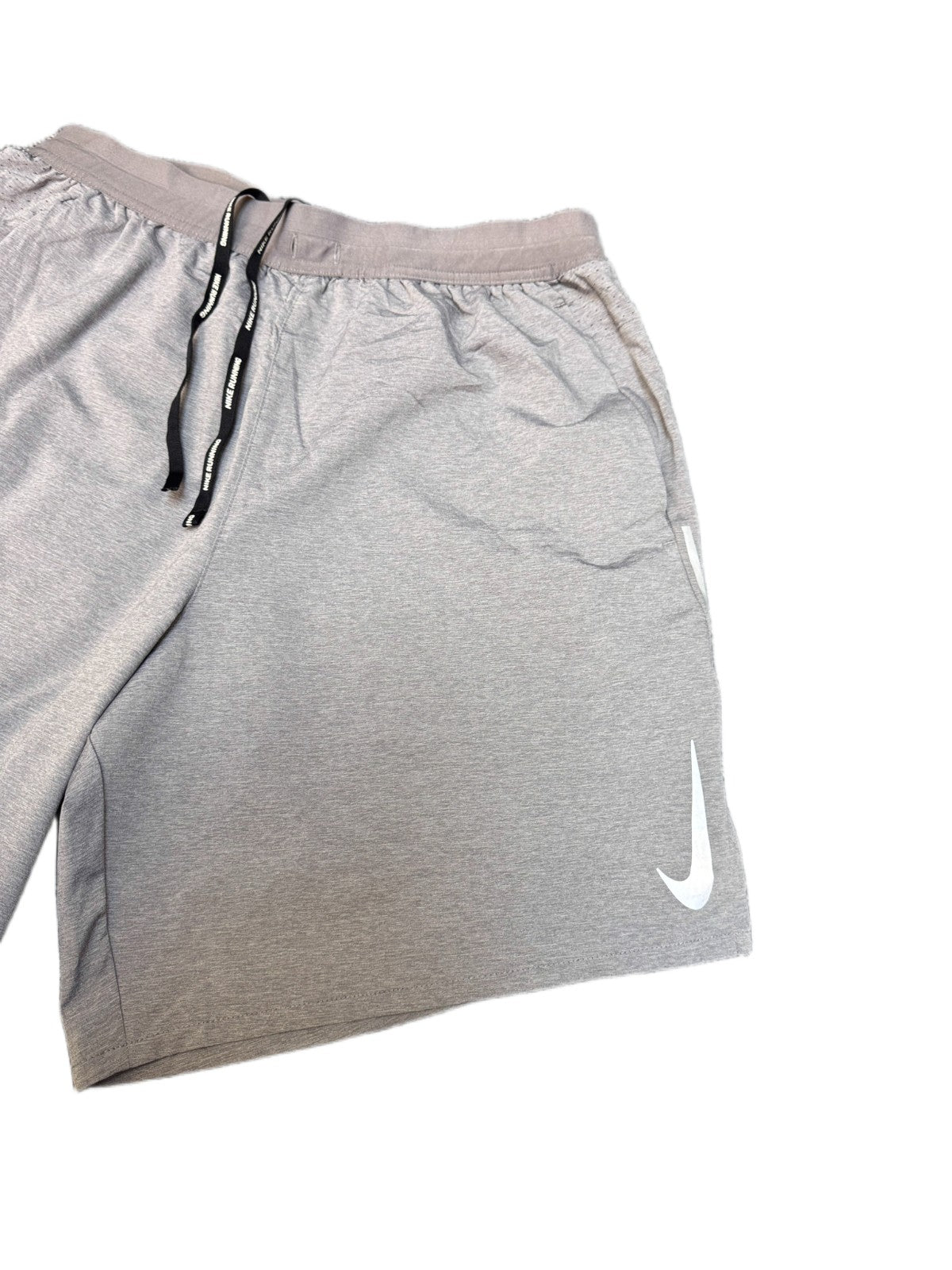 Nike Dri-FIT Running Shorts Fits as Men XS 27" Waist Grey Performance Drawstring