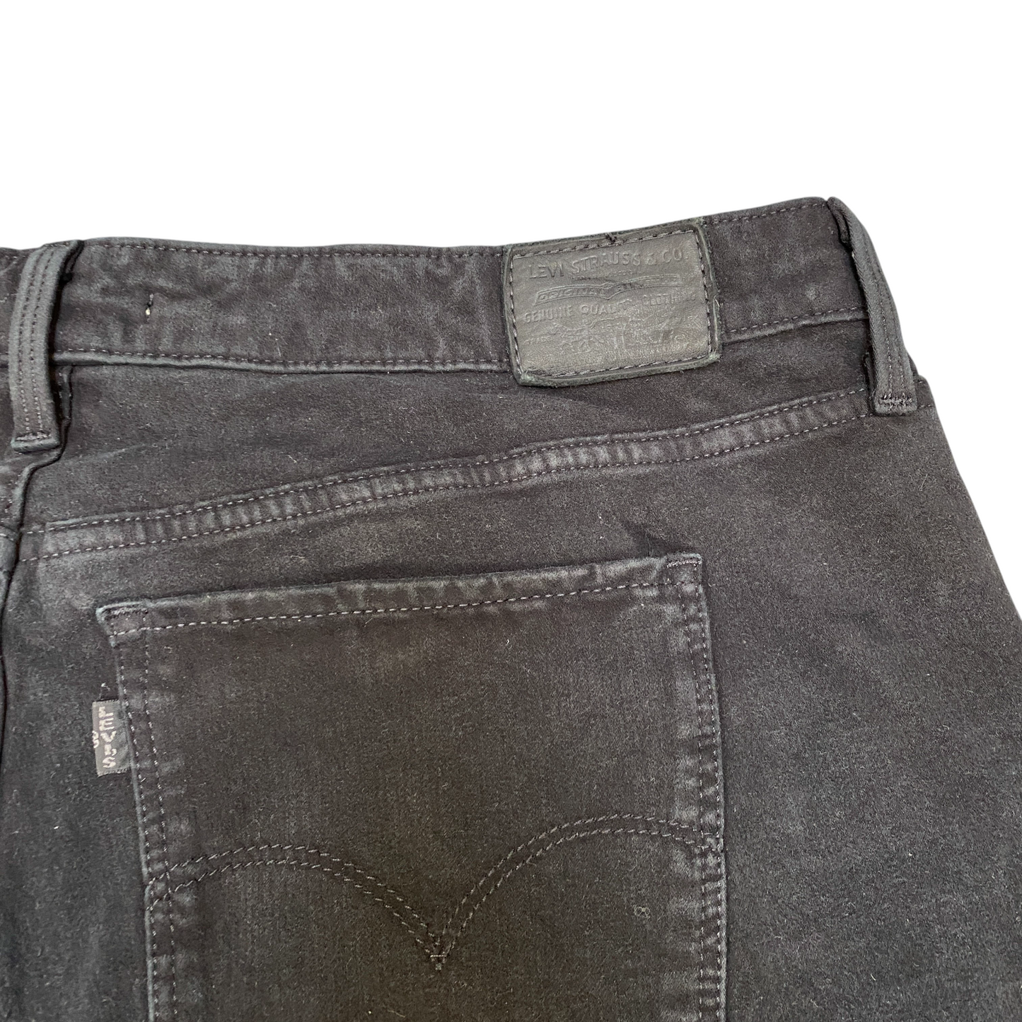 Levi's Jeans Women's 37" Waist Black Premium Black Tab 311 Shaping Skinny Leg
