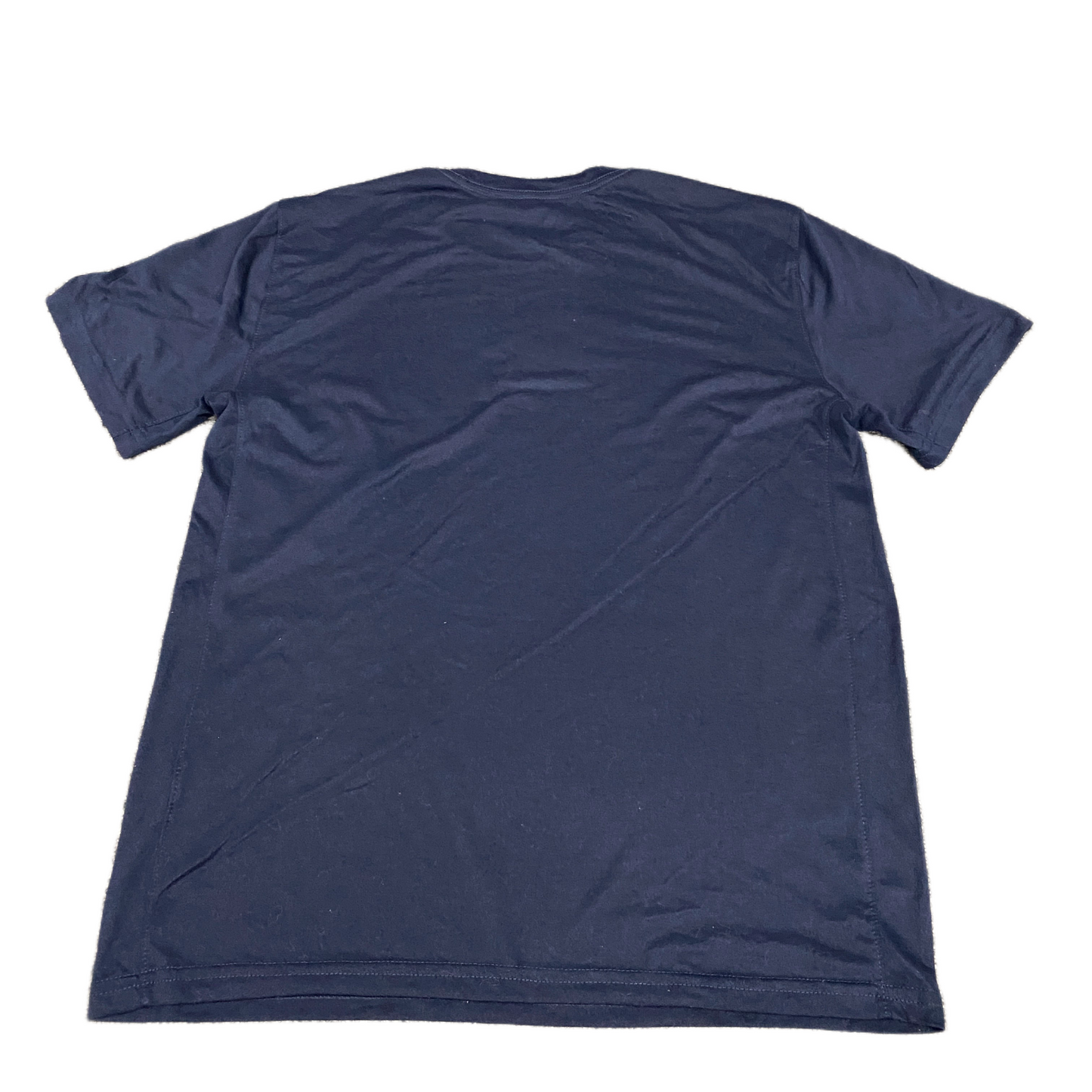 Nike Dri-FIT T-Shirt Fits as Mens M Navy Graphic Logo Short Sleeve