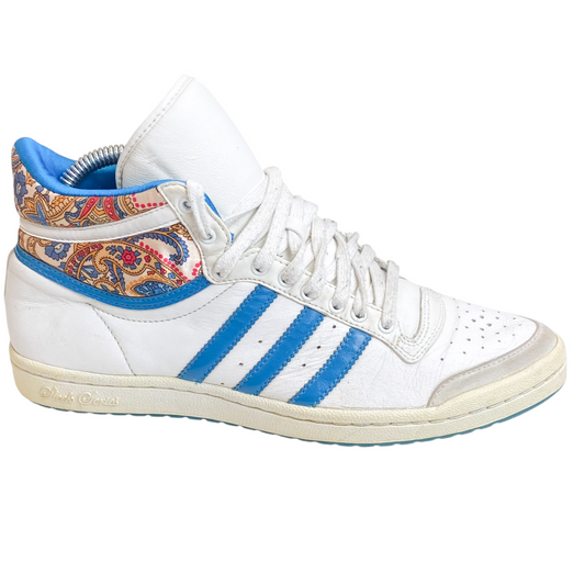 Adidas Sleek Series Trainers Sneakers Women's UK 5 Leather White Lace Up