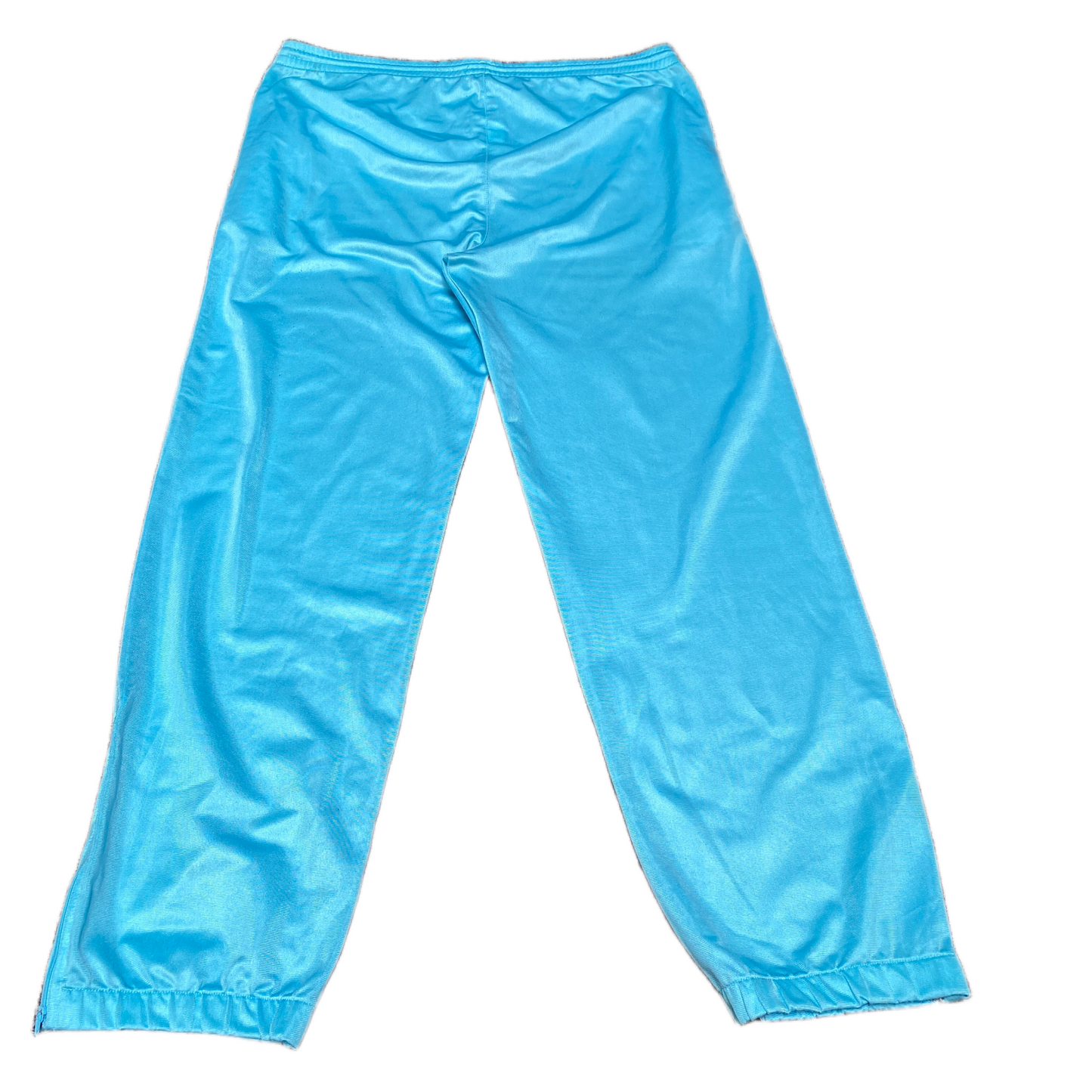 Lotto Joggers Fits as Womens 36" Waist Blue Ankle Zip Drawstring Track Trousers