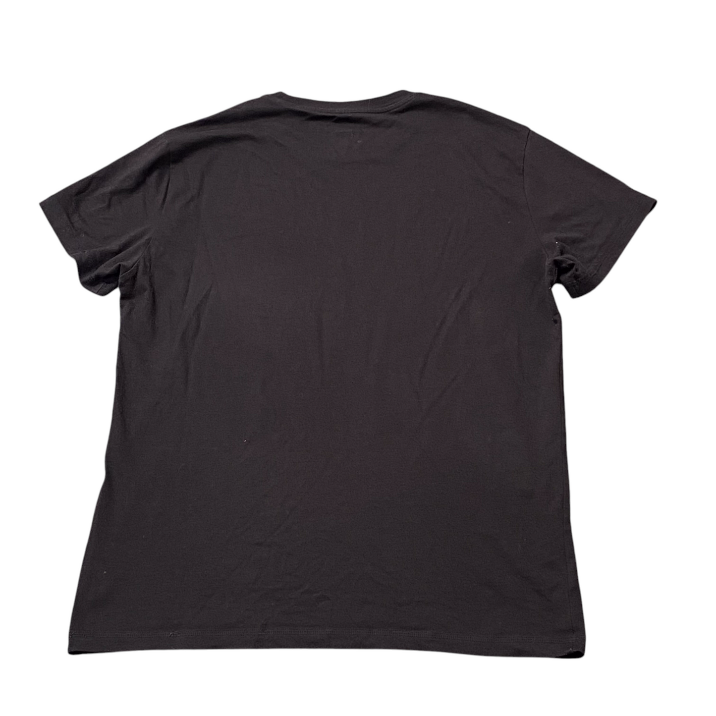 H&M T Shirt Mens S Black Regular Fit Coolmax Short Sleeve Crewneck Pullover Tee