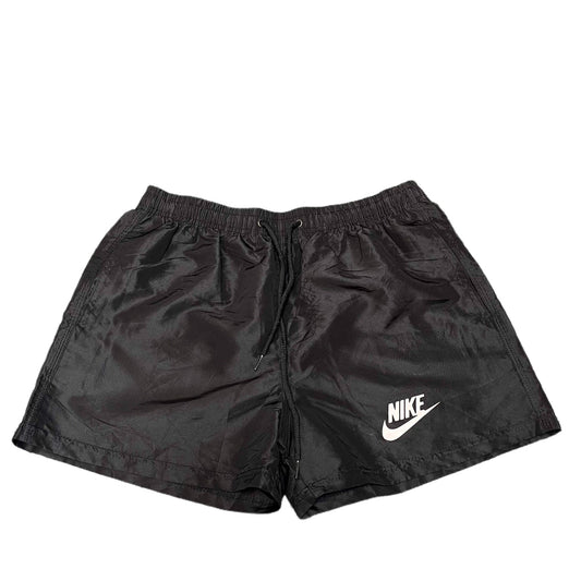 Nike Speedy Shark Swim Trunks Board Shorts Mens S 29" Waist Black Mesh Lined
