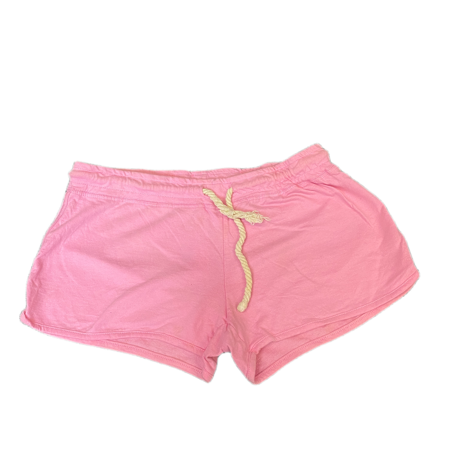 Running Sprinter Shorts Womens M 29" Waist Pink Athletic Gym Workout Dolphin Hem