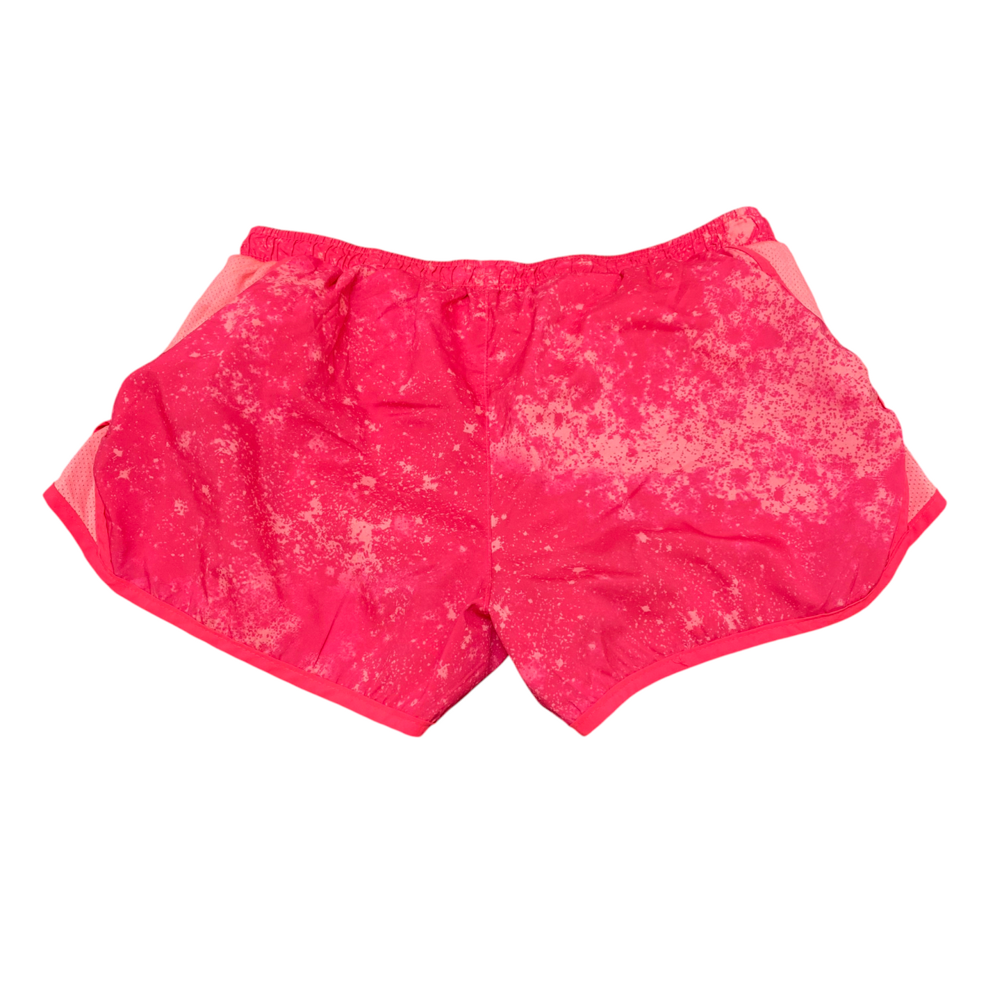 Active Running Shorts Womens Small Pink Tie Dye Athletic Fit Workout Dolphin Hem