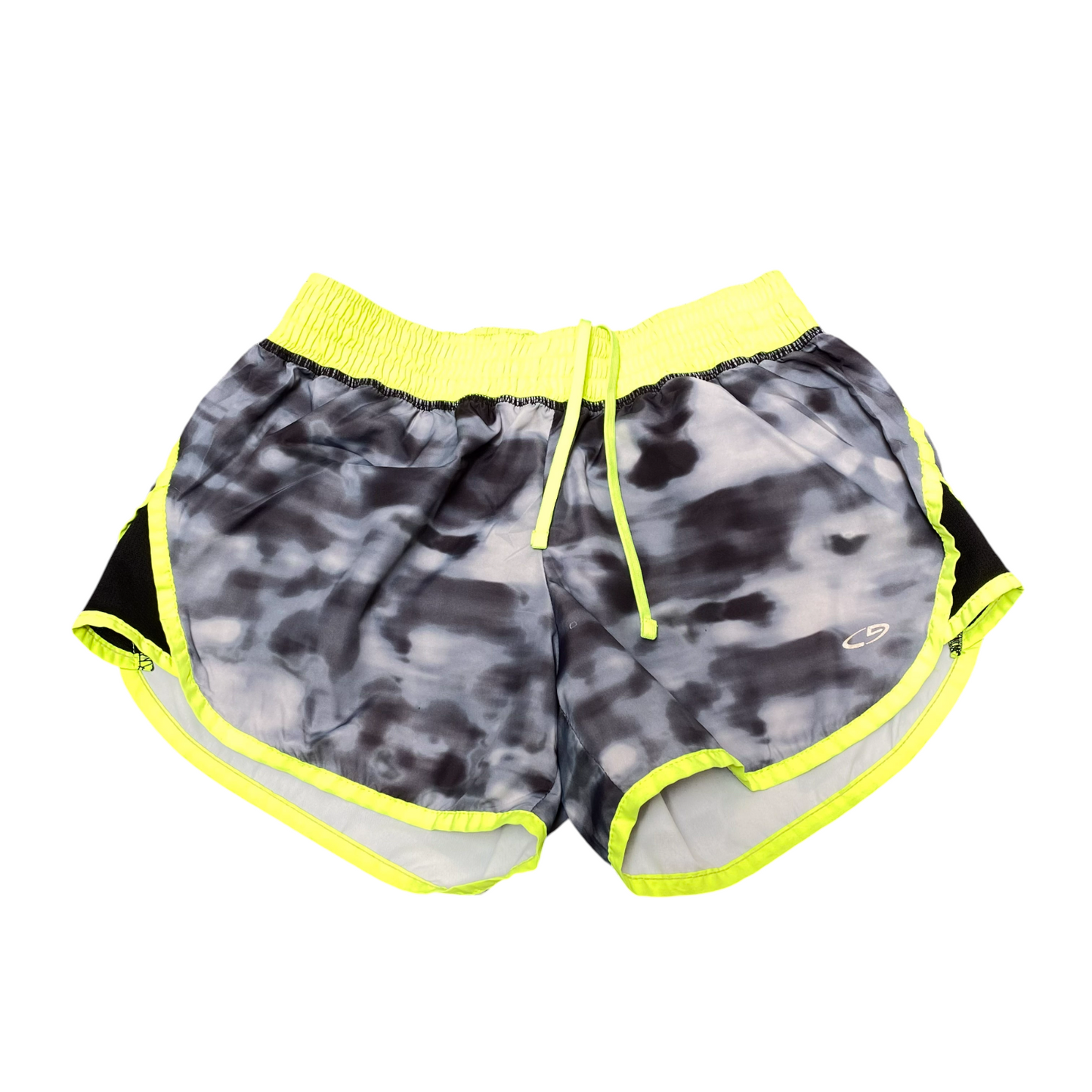 Running Sprinter Shorts Womens XS Grey Duo Dry Performance Wear Semi-Fitted
