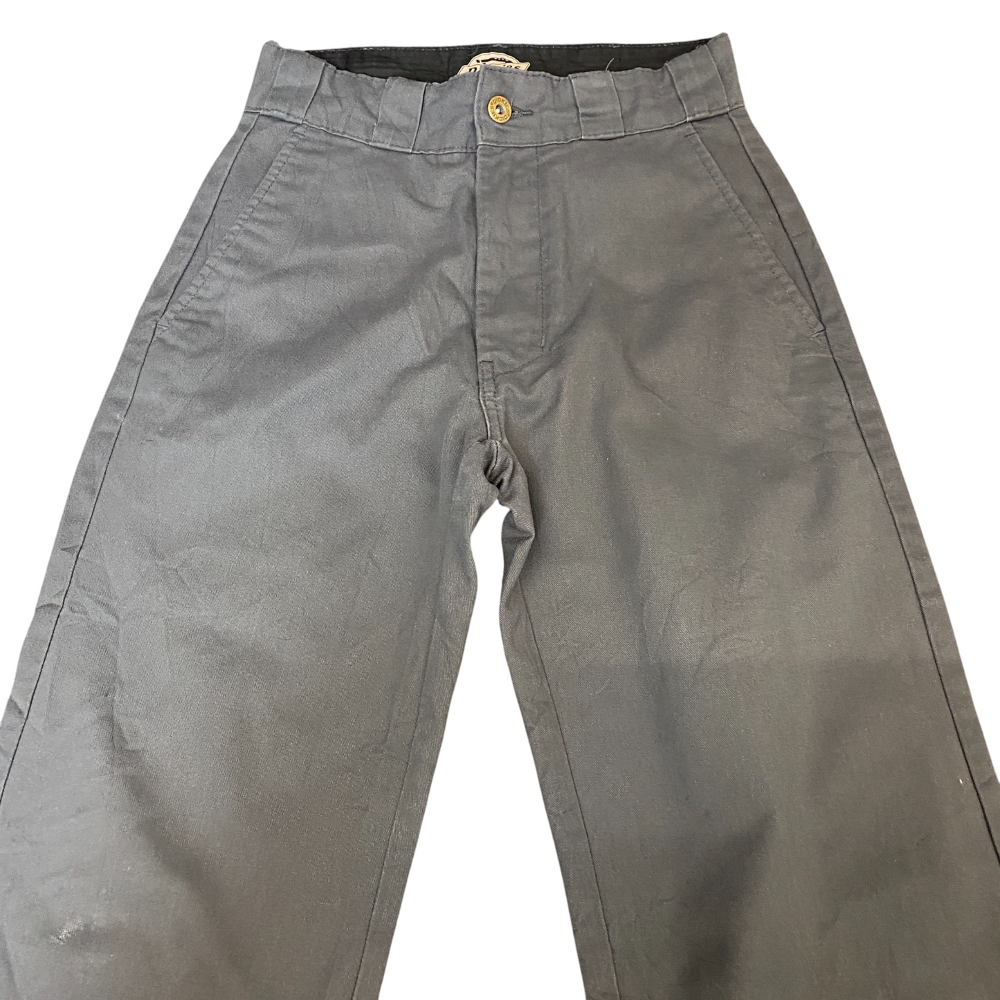 Dickies Flex Skateboarding Pants Womens Small Grey Twill Workwear Regular Fit