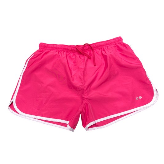 Champion Sprinter Running Shorts Womens Medium Pink Elastic Waist Dolphin Hem