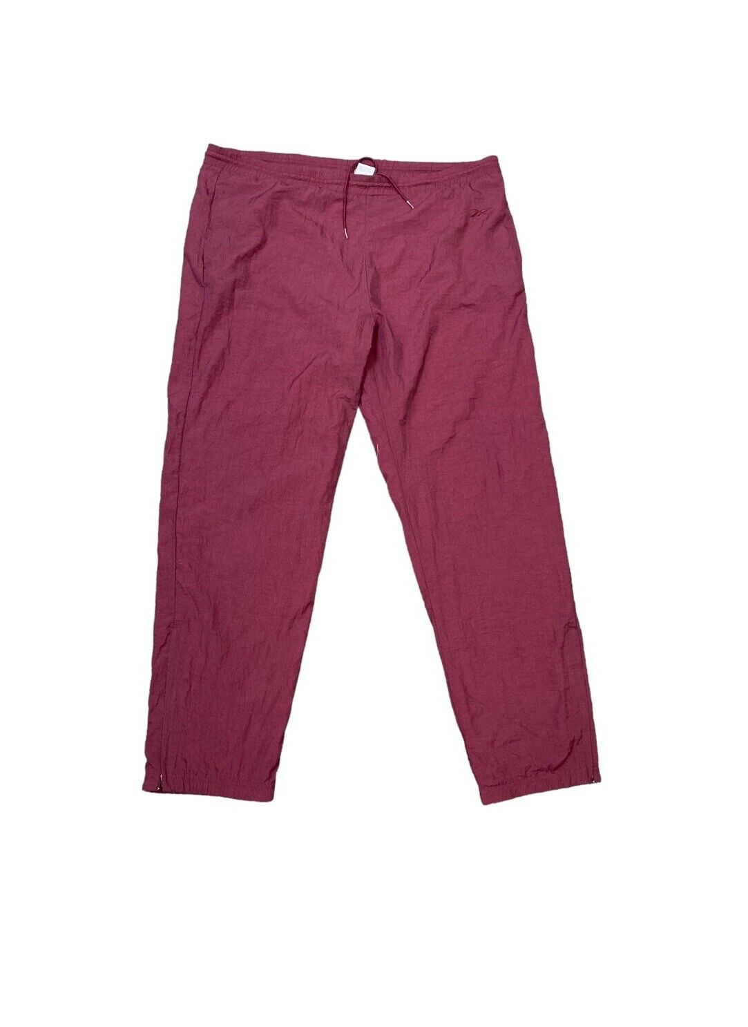 Reebok Joggers Burgundy Mens Sweatpants XL