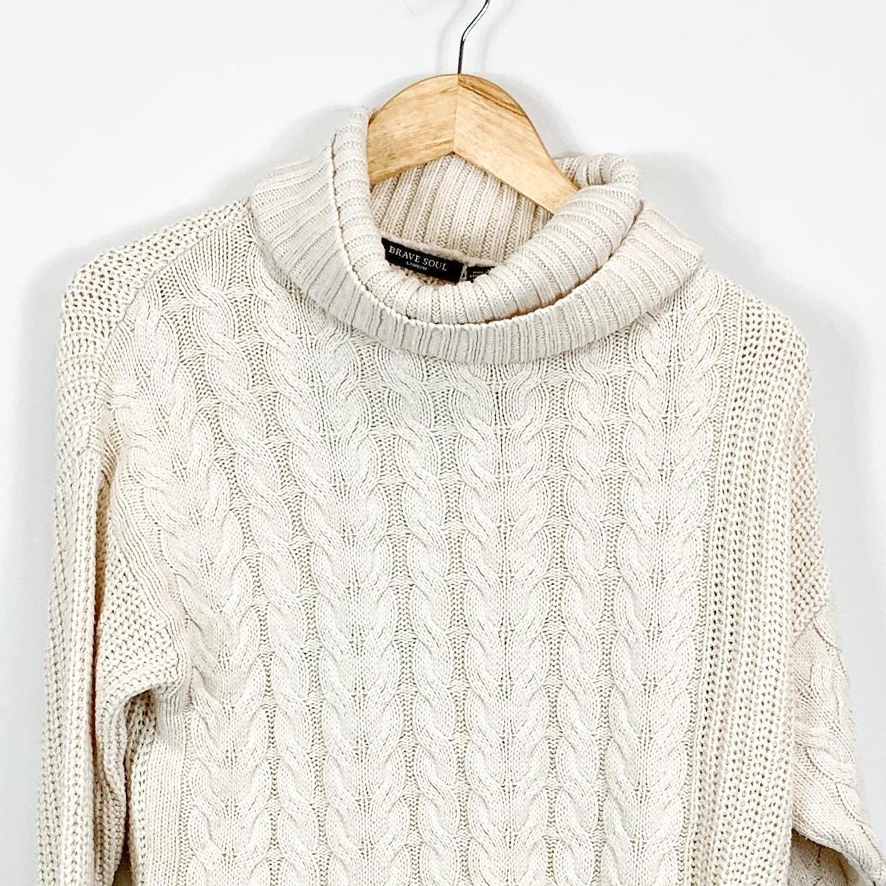 Vintage Brave Sould Cropped Knit Jumper